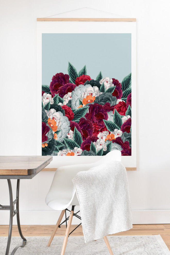 Iveta Abolina English Rose Art Print and Hanger