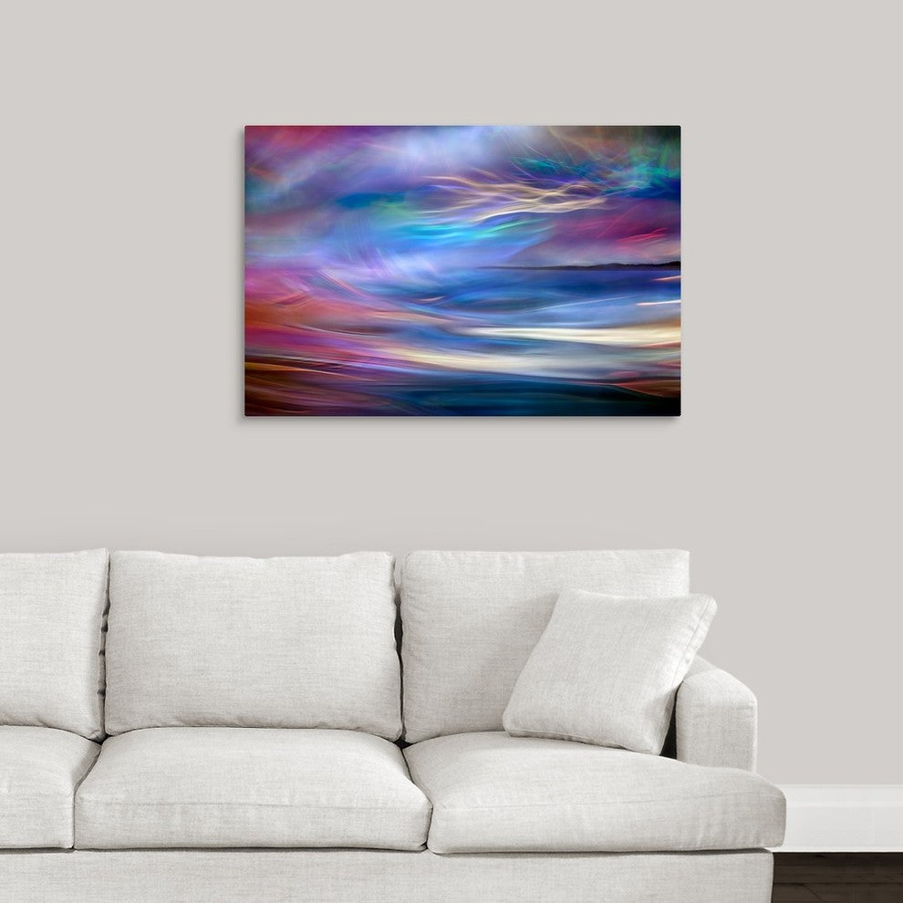 "Evening Ferry Ride " Wrapped Canvas Art Print, 36"x24"x1.5"
