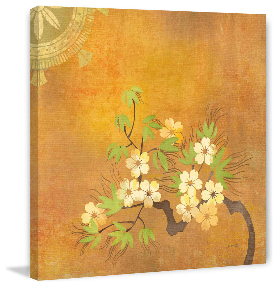 "Zen Chakra IV" Painting Print on Canvas by Evelia