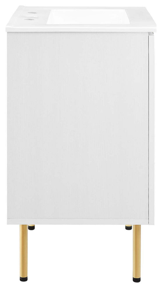 Chaucer 24" Bathroom Vanity - White White