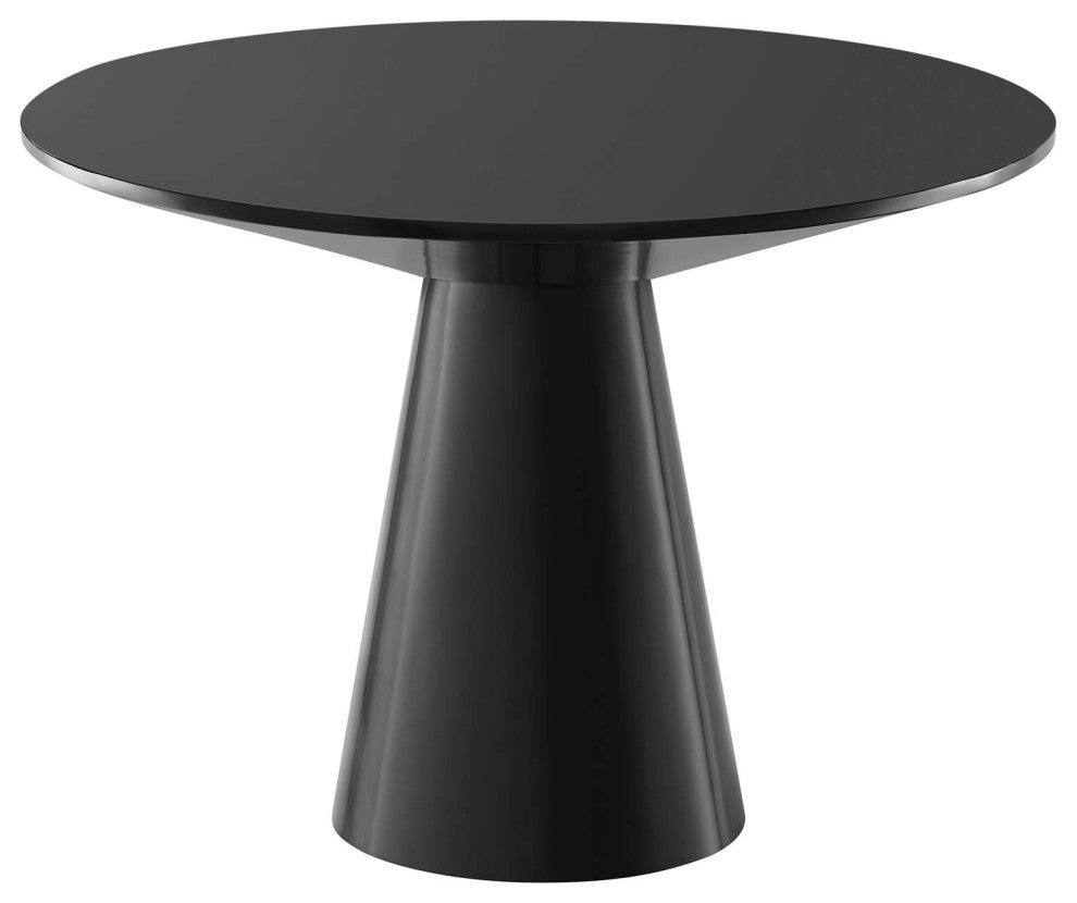 Provision 75" Oval Dining Table, Black