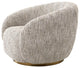 Round Upholstered Swivel Chair | Eichholtz Brice