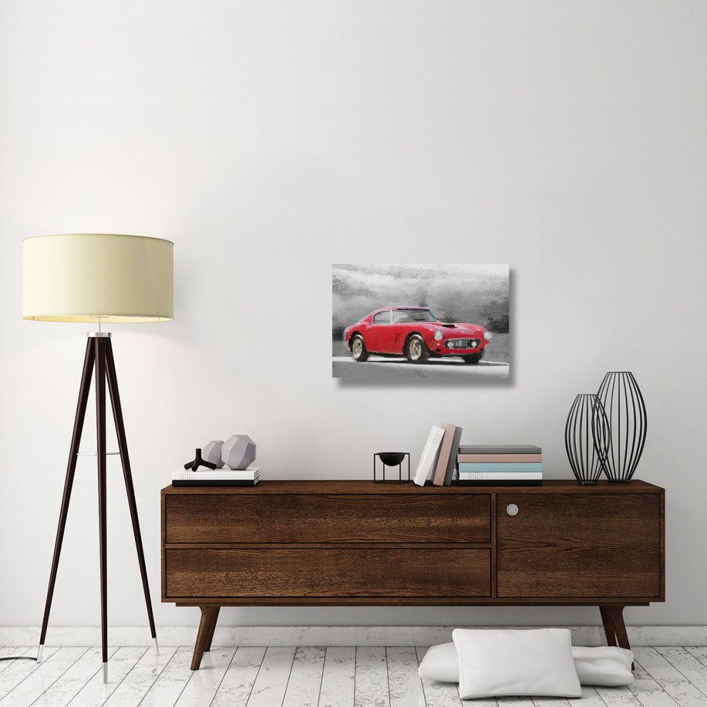 "1960 Ferrari 250 GT SWB Watercolor" Fine Art Print