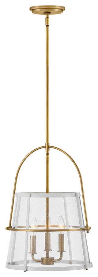 Hinkley Tournon Medium Pendant, Heritage Brass