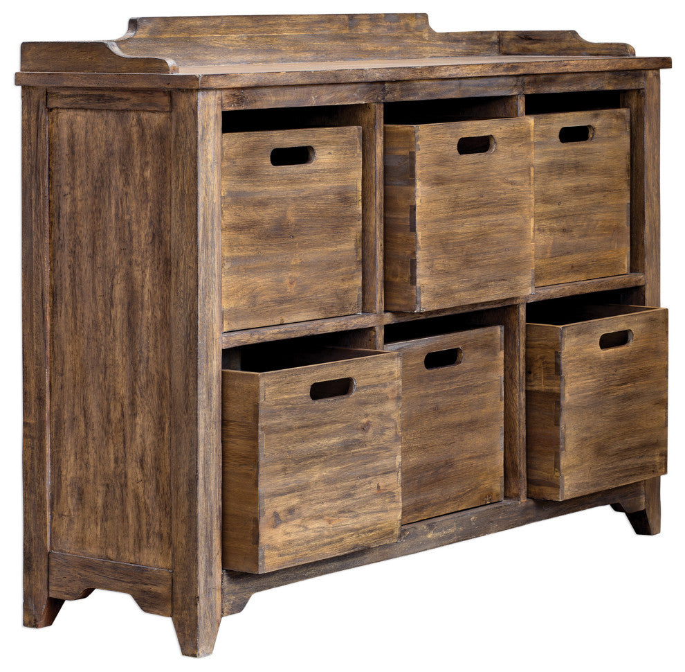 Uttermost Ardusin Driftwood Hobby Cupboard