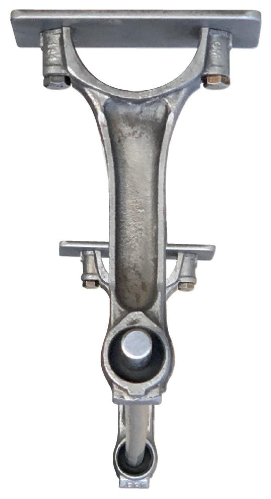 Piston Connector Rod Pot & Pan Hanger 34" (rustic & polished steel), Polished St