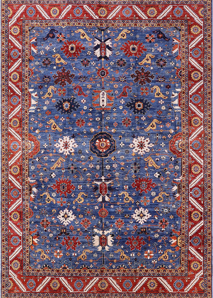 Ahgly Company Indoor Rectangle Mid-Century Modern Area Rugs, 7' x 9'