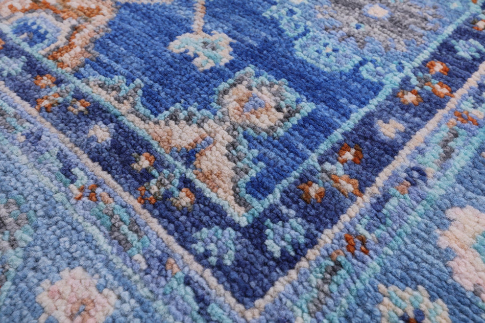 5' 1" X 7' 6" Turkish Oushak Handmade Wool Rug - Q15355