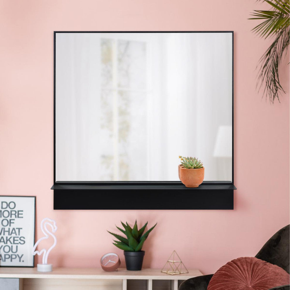 Otavi Wall Mirror, Black
