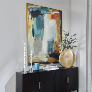 Uttermost 32332 Painters High 66" x 52" Framed Abstract Painting - Multicolored