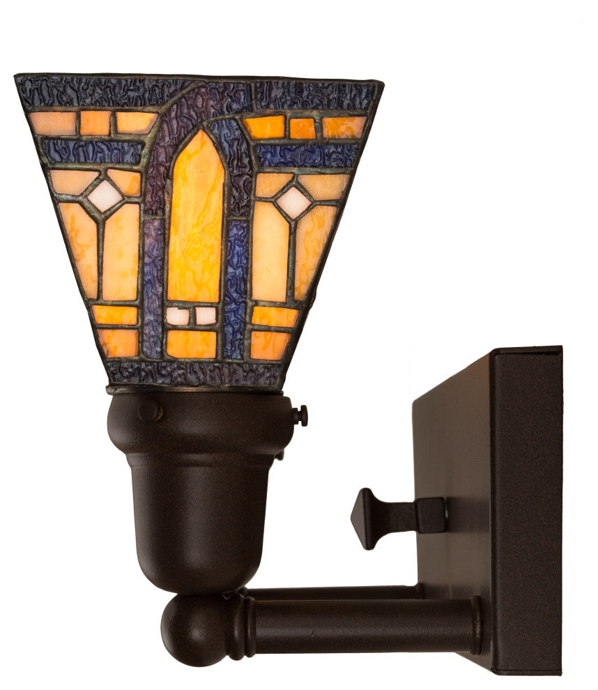 17W Sierra Prairie Mission 2 LT Wall Sconce