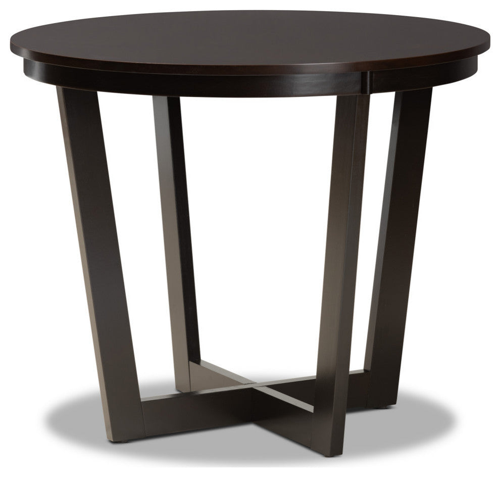 Santiago 35" Modern Round Dining Table