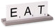 Eat Scrabble Design Table Top Decor