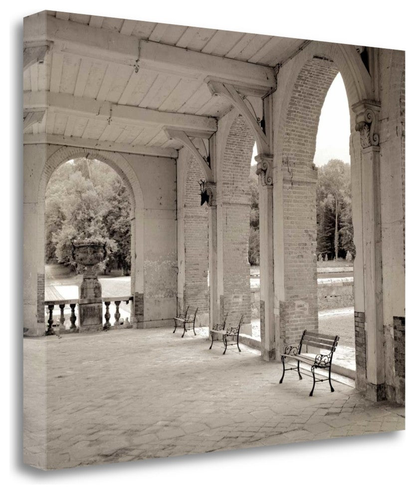 "Banc De Jardin - 81" By Alan Blaustein, Giclee Print on Gallery Wrap Canvas