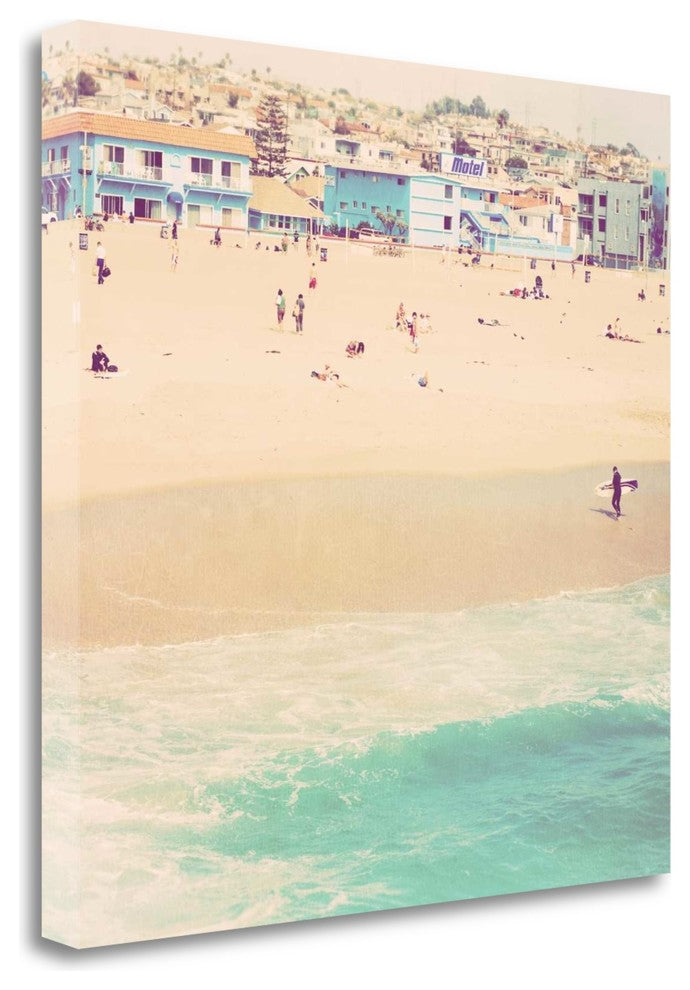 "Motel" By Myan Soffia, Giclee Print on Gallery Wrap Canvas, Ready to Hang