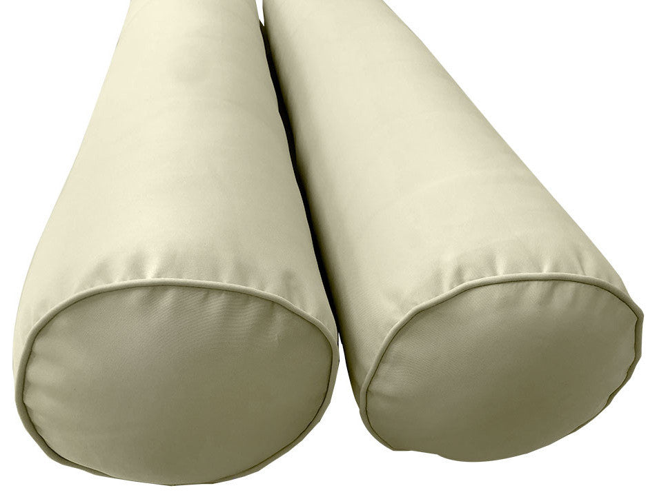 Style6 Twin Size Pipe Trim Bolster Pillow Cushion Outdoor Slip Cover ONLY AD005