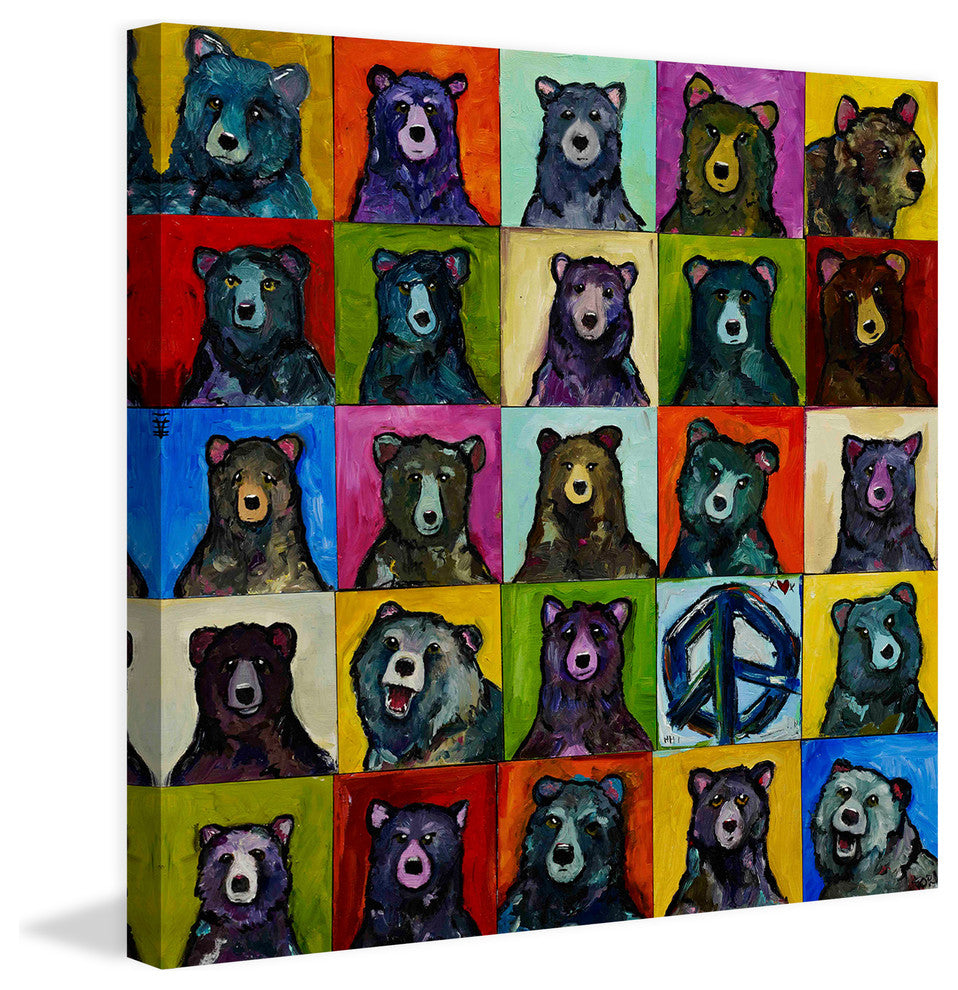 "Da Bears" Painting Print on Canvas by Tori Campisi