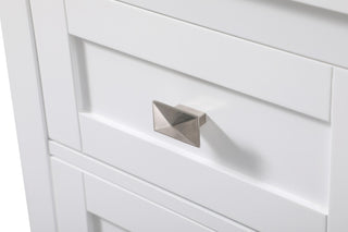 18" Wide Bathroom Storage Freedstanding Cabinet, White