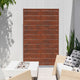 Alta Corten Steel Decorative Screen With Stand, Linear