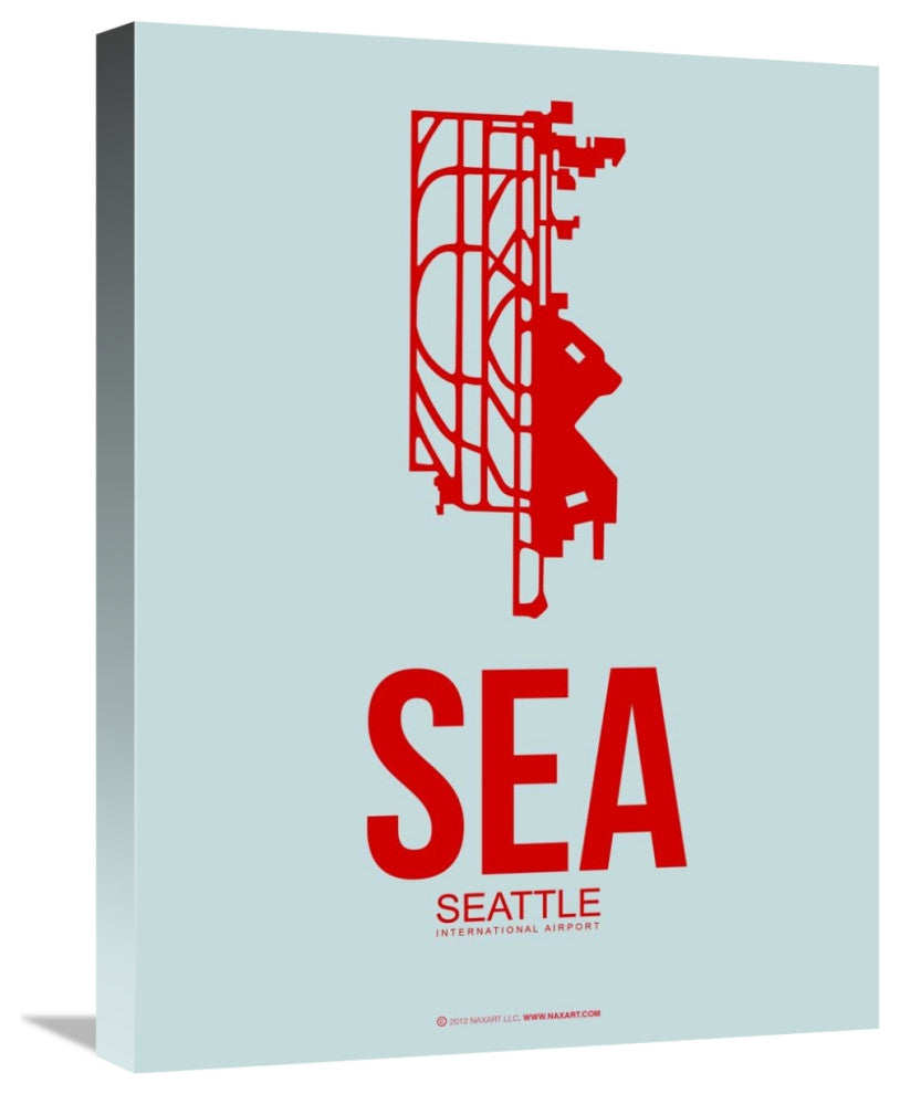"SEA Seattle Poster 1" Fine Art Print