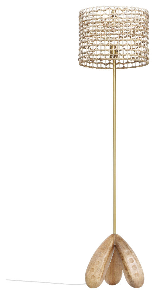 Alondra Wooden Floor Lamp