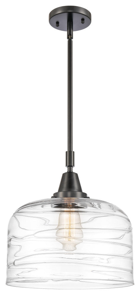 Innovations 447-1S-BK-G713-L-LED 1-Light Mini Pendant, Matte Black