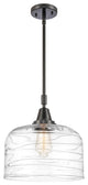Innovations 447-1S-BK-G713-L-LED 1-Light Mini Pendant, Matte Black