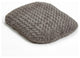 Gray 3'x4' Lux Faux Fur Oval Pet Bed