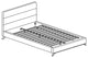 Kennedy Upholstered Platform Bed, Gray, Queen