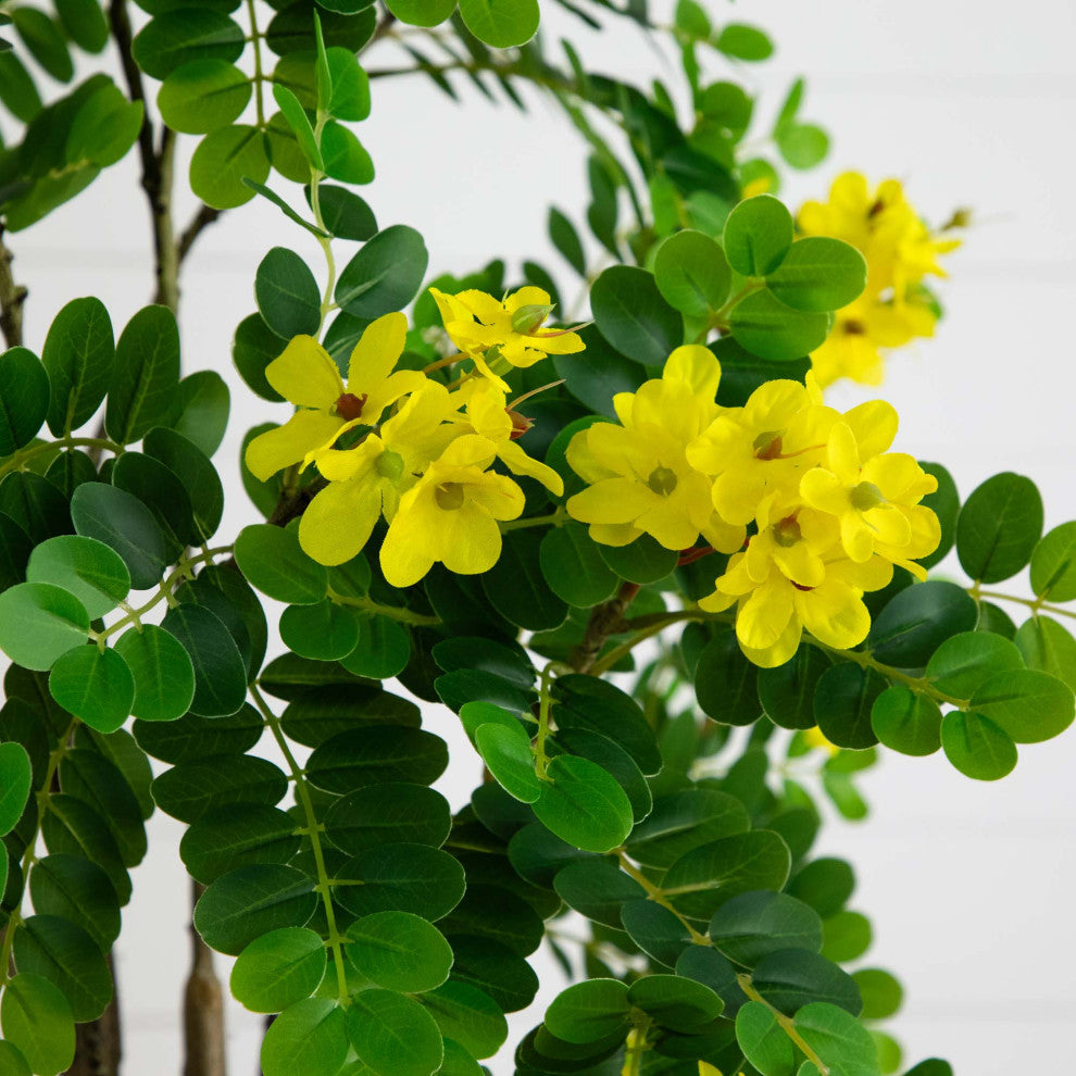 6ft. Artificial Flowering Citrus Tree With Real Touch Leaves