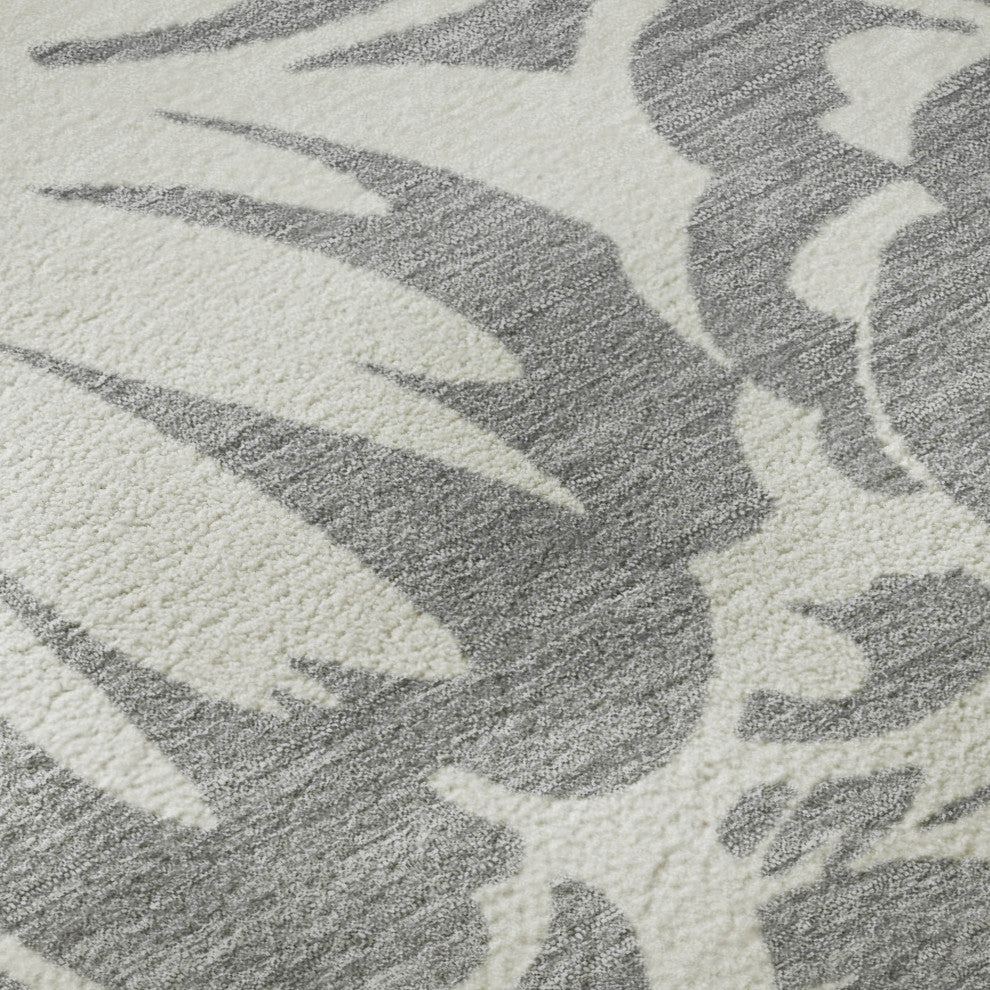 Premium Machine Washable Mayfield AMF551 Gray 3' x 5' Rug