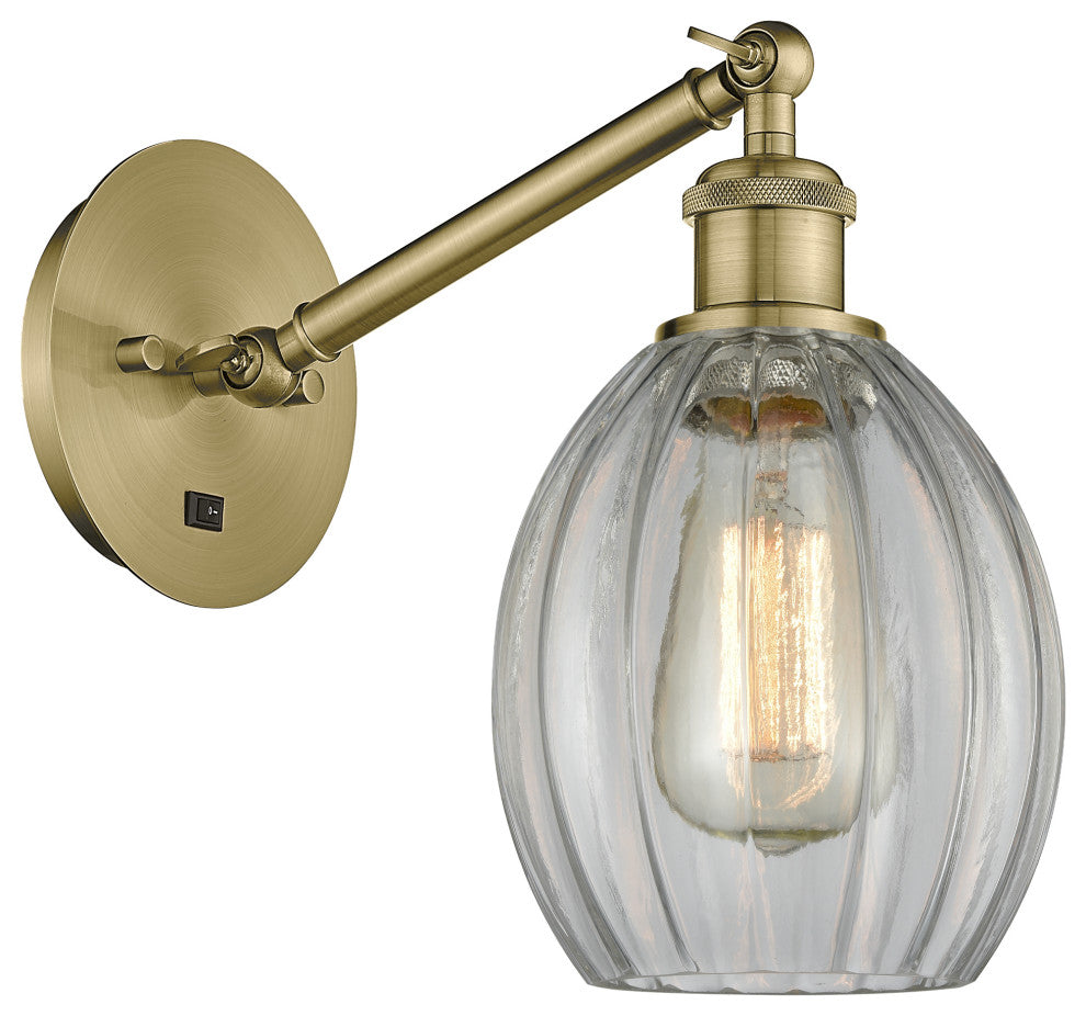 Innovations 317-1W-AB-G82-LED 1-Light Sconce, Antique Brass