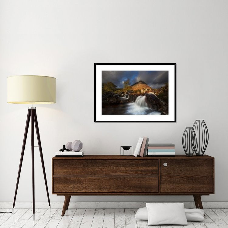 "Scotland" Framed Digital Print by Krzysztof Nowakowski, 44x32"