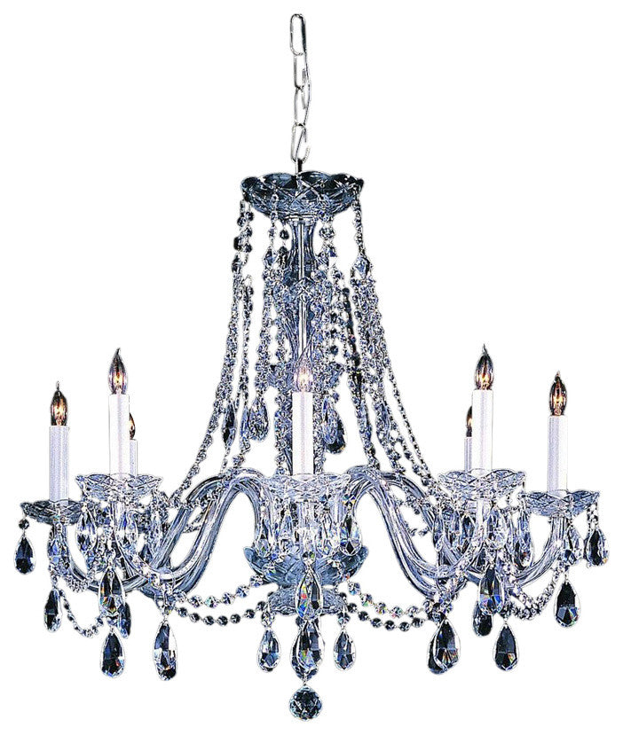 Crystorama Traditional Crystal 8-Light Chandelier