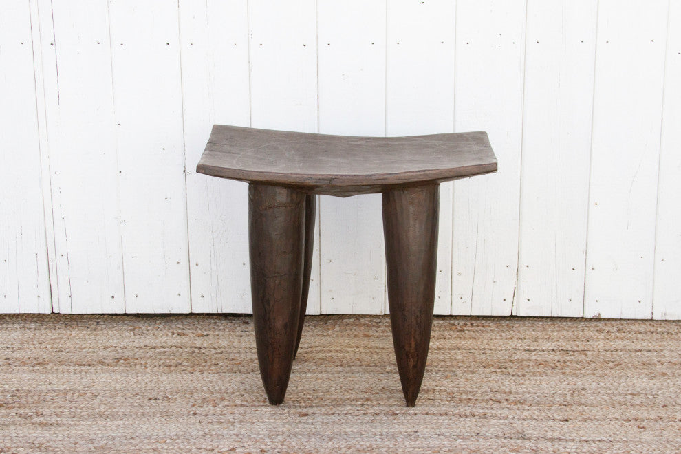 Tall Rectangular African Senufo End Table