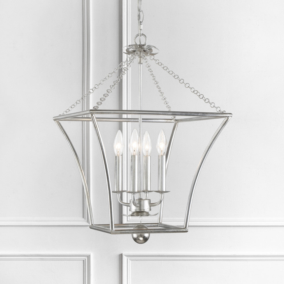 Crystorama Lighting Group 516 Broche 4 Light 16"W Taper Candle - Antique Gold