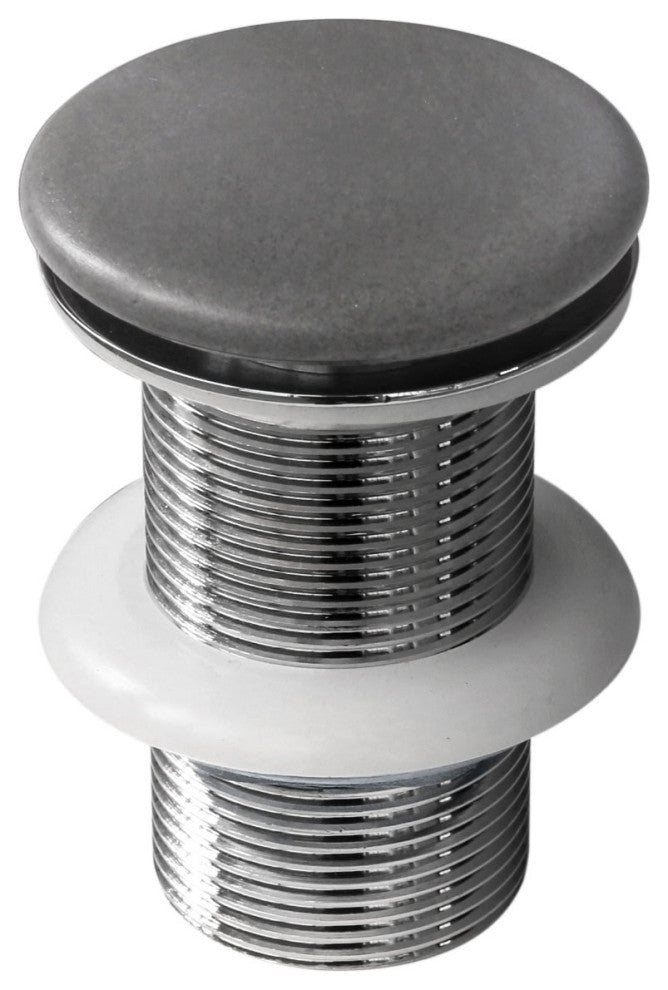ALFI brand ABCO7055 Solid Concrete Gray Matte Cap Bathroom Sink Drain