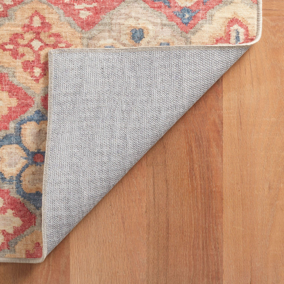 Dash & Albert Pali Multi Machine Washable Rug, Multi, 4' x 6'