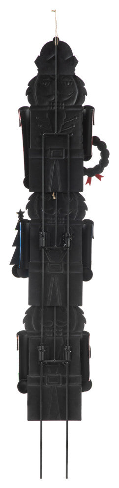 Metal Nutcracker Yard Stakes, 3-Piece Set