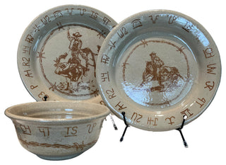 Blue Mountain Brands Dinnerware, 3-Pc Set