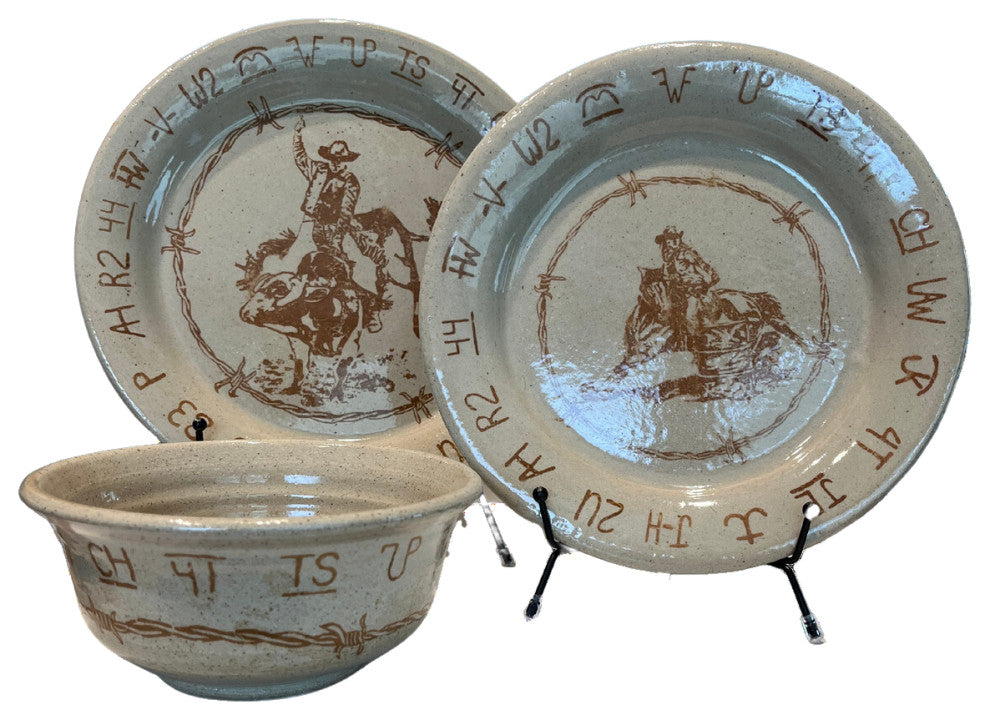 Blue Mountain Brands Dinnerware, 3-Pc Set