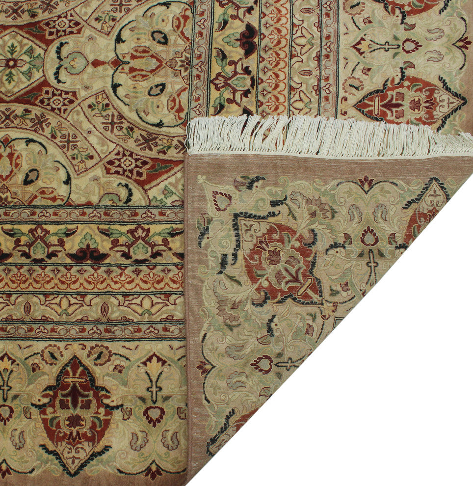 Pak-Persian Paracha Beige Rug, 9''0x12''0