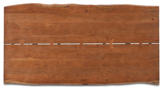 Athea Butterfly Dark live Edge Dining Table - 96"