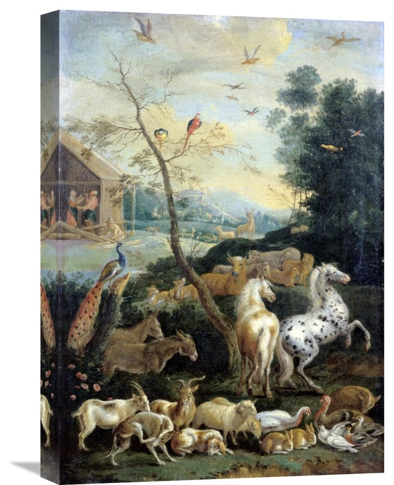 "Animals Assembling before the Flood" Artwork, 15"x22"