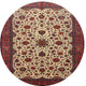 Ahgly Company Indoor Round Traditional Area Rugs, 3' Round