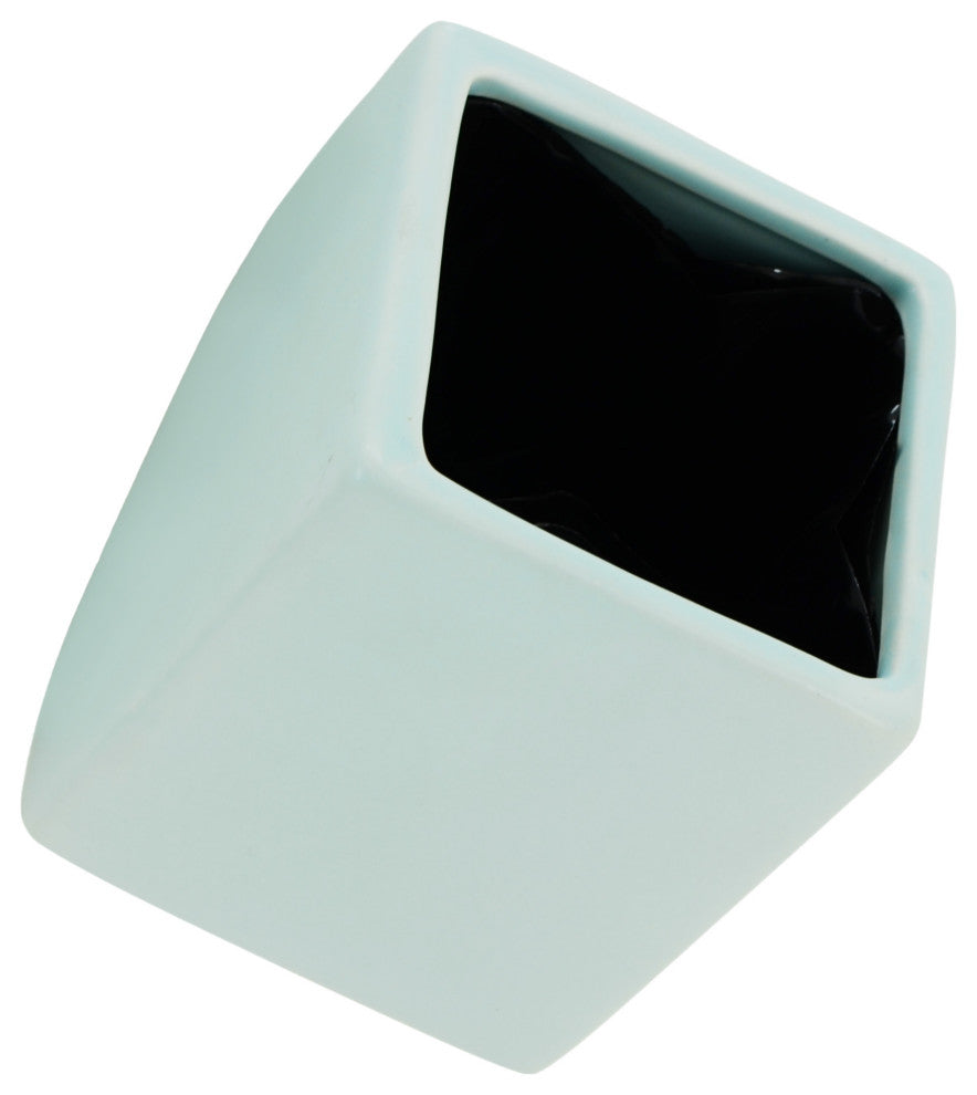 Arcadia Garden Products Large Cube Wall Planter, Mint