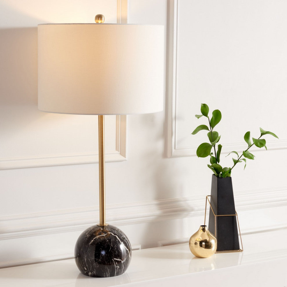 Safavieh Kyrene Table Lamp Black Marble