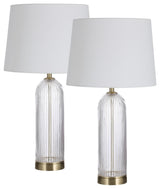 Ocala 25" Length Table Lamp- Set of Two, Yellow