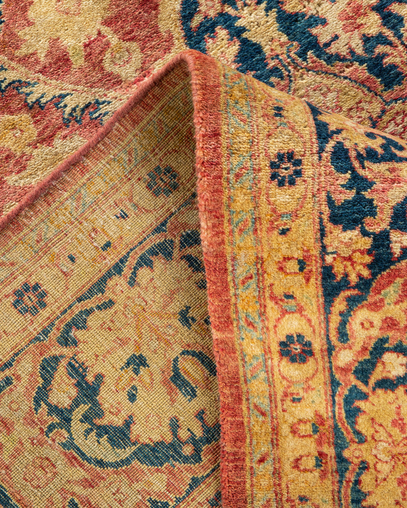 Mogul, One-of-a-Kind Hand-Knotted Area Rug Purple, 6' 1 x 8' 10