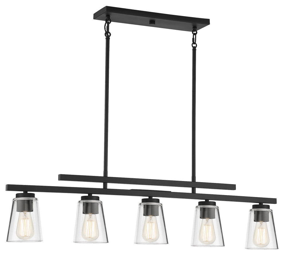Savoy House Calhoun Five Light Linear Chandelier 1-1023-5-89